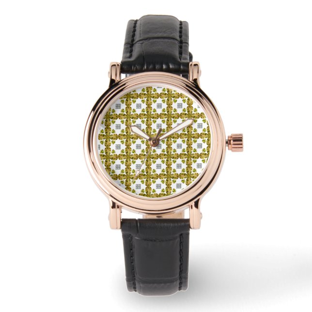 Montre Citrine Clover (Recto)