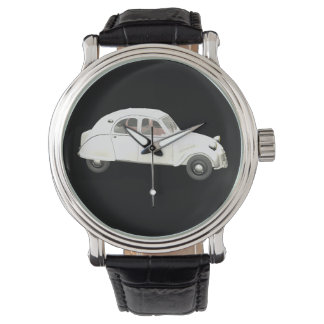 Montre Citroen blanc classique 2CV