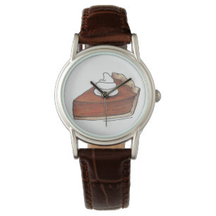 Montre Citrouille Pie Slice Thanksgiving Automne Boulange