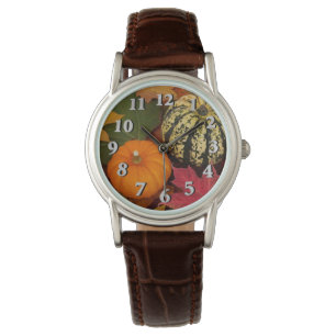 Montre Citrouilles et feuille