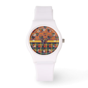 Montre Clan Buchanan Plaid Scottish tartan