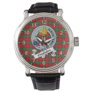 Montre Clan Chisholm Badge Tartan