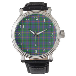 Montre Clan Classic intemporel Carmichael Tartan Plaid Ca