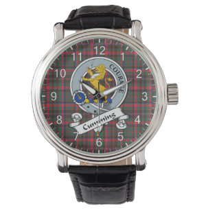 Montre Clan Classic intemporel Cumming chasse Insigne mod