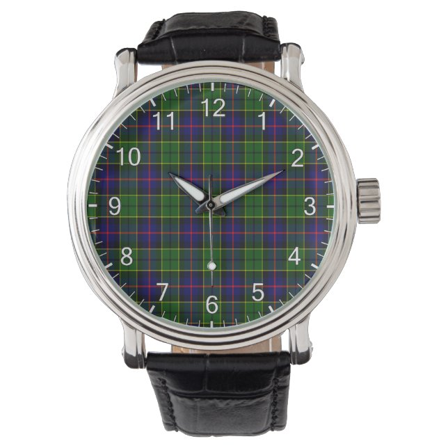 Montre Clan Classic Sans Temps Forsyth Tartan Plaid Cadea (devant)