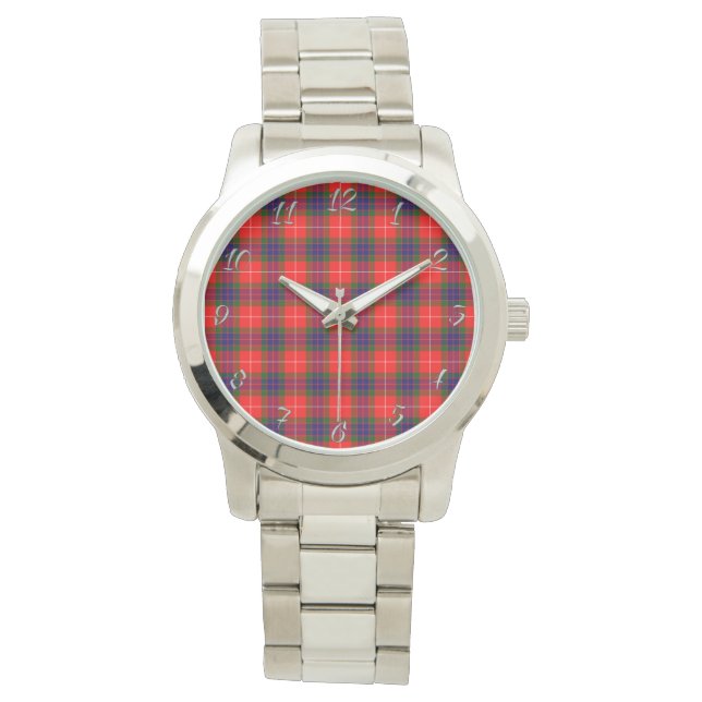 Montre Clan classique intemporel Abernethy Plaid Tartan C (devant)