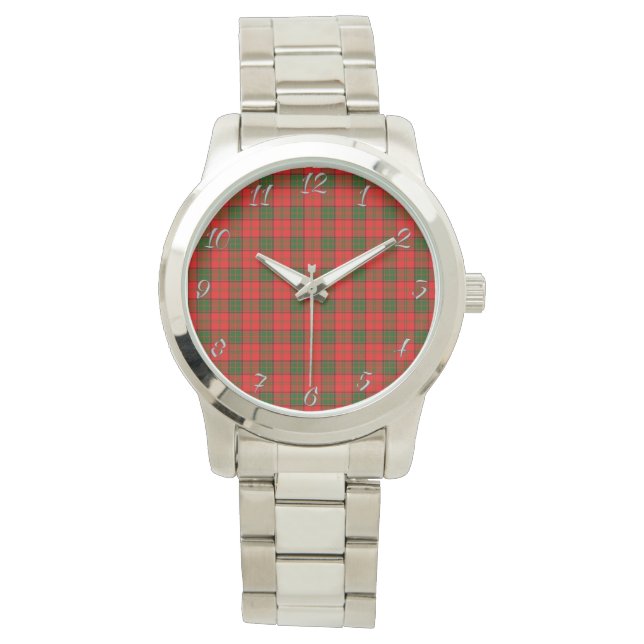 Montre Clan classique intemporel Adair Plaid Tartan Cadea (devant)