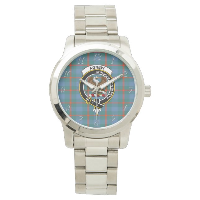 Montre Clan classique intemporel Ancien Tartan Plaid G (devant)