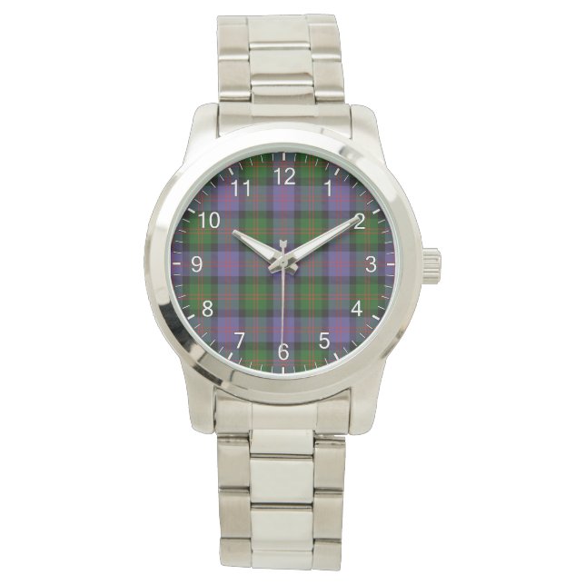 Montre Clan classique intemporel Blair Tartan Plaid Cadea (devant)