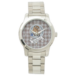 Montre Clan classique intemporel Borthwick Badge Tartan P