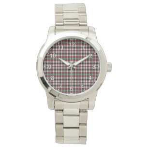 Montre Clan classique intemporel Borthwick Tartan antique