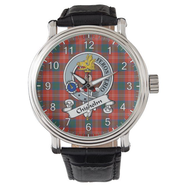 Montre Clan classique intemporel Chisholm Ancien Badge (devant)