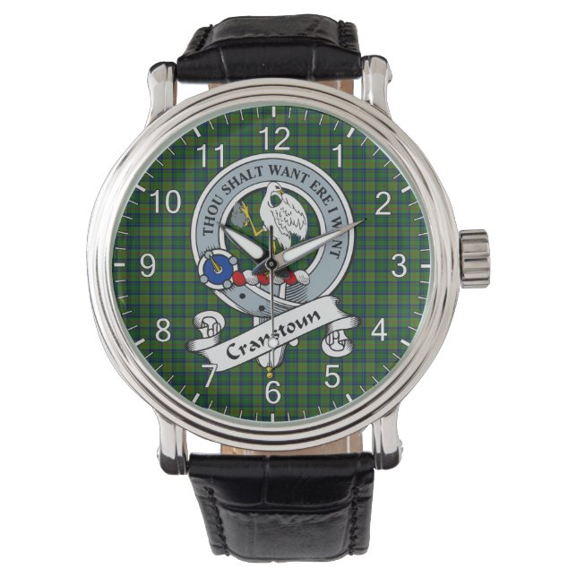 Montre Clan classique intemporel Cranstoun Insigne modern (devant)