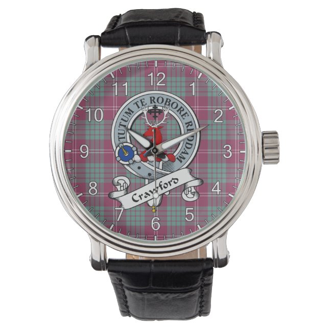 Montre Clan classique intemporel Crawford Ancien Badge Ta (devant)