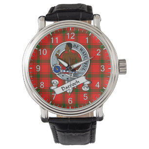 Montre Clan classique intemporel Darroch Badge Tartan Wat