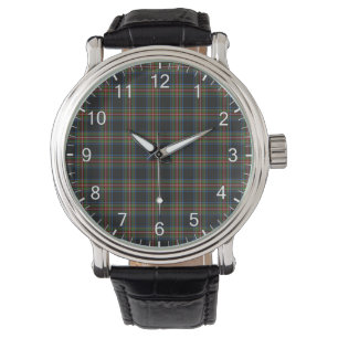Montre Clan classique intemporel Denniston Tartan Plaid C