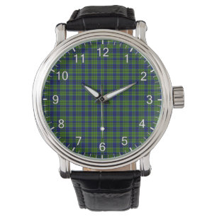 Montre Clan classique intemporel Dickson Tartan Plaid Cad