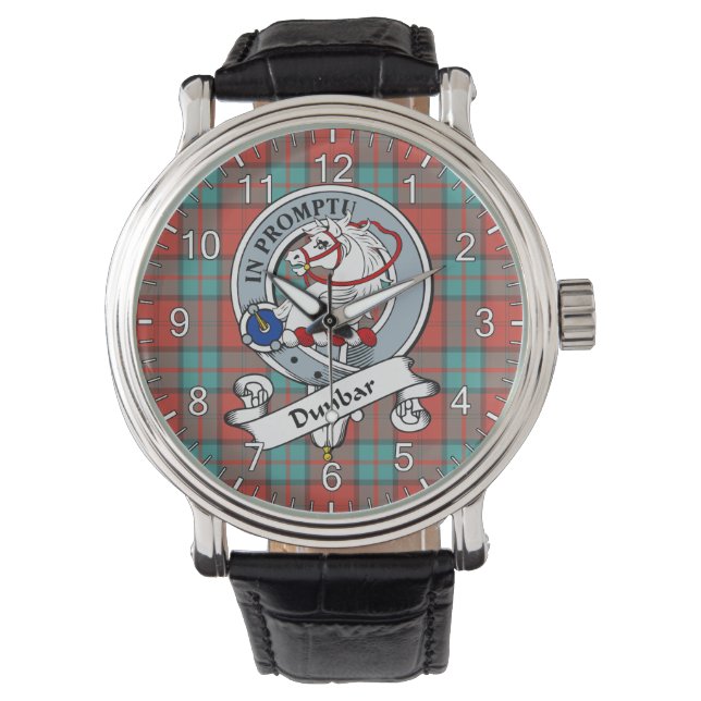 Montre Clan classique intemporel Dunbar Ancien Badge Tart (devant)