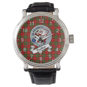 Montre Clan classique intemporel Dunbar Badge Tartan Watc
