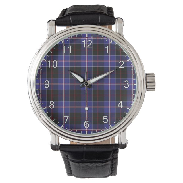 Montre Clan classique intemporel Dunlop moderne Tartan Pl (devant)