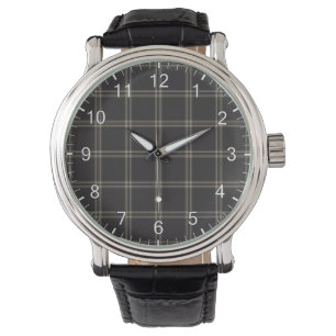 Montre Clan classique intemporel éternité Tartan Plaid Ca