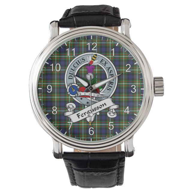 Montre Clan classique intemporel Ferguson Insigne moderne (devant)