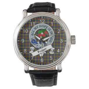 Montre Clan classique intemporel Fraser Insigne de chasse