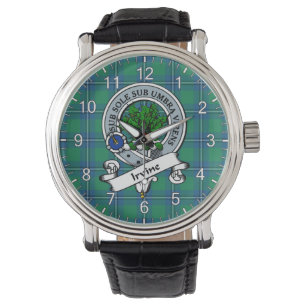 Montre Clan classique intemporel Irvine Ancien Badge Tart