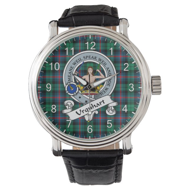 Montre Clan classique intemporel Urquhart Insigne moderne (devant)