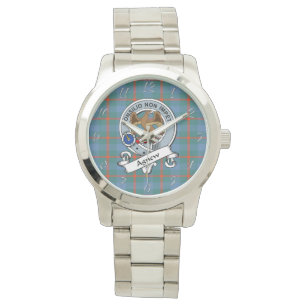 Montre Clan Classique Sans Temps Ancien Ancien Tartan Pla
