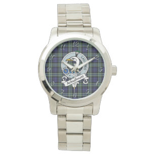 Montre Clan classique sans temps Arbuthnot Tartan Plaid C
