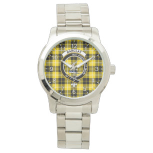 Montre Clan classique sans temps Barclay Tartan Badge Pla