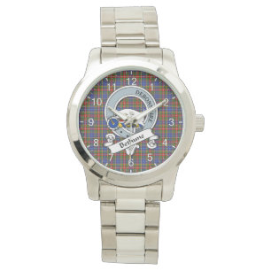 Montre Clan classique sans temps Bethune Badge Tartan Pla