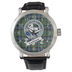 Montre Clan classique sans temps Cochrane Ancien Badge Ta