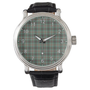 Montre Clan classique sans temps Craig Tartan Plaid Cadea
