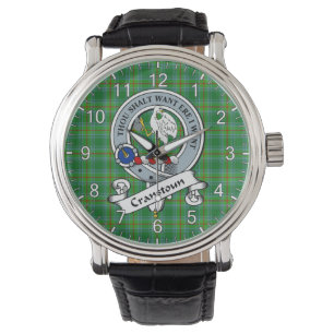Montre Clan classique sans temps Cranstoun Ancien Badge T