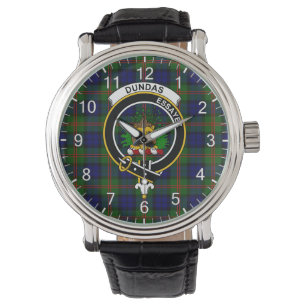 Montre Clan classique sans temps Dundas Tartan Badge Plai