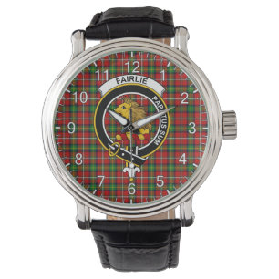 Montre Clan classique sans temps Fairlie Tartan Badge Pla