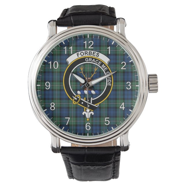 Montre Clan Classique Sans Temps Forbes Ancien Badge Tart (devant)