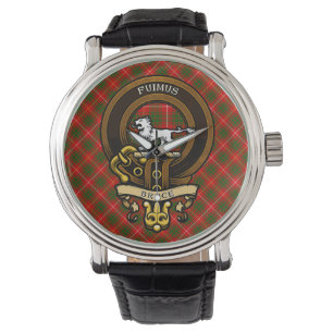 Montre Clan écossais Bruce Badge et Crest Armoiries