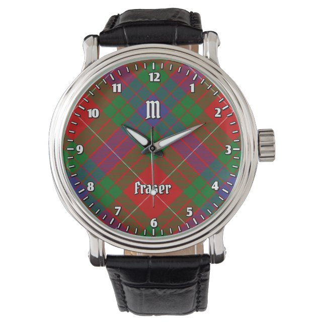 Montre Clan Fraser Tartan (devant)