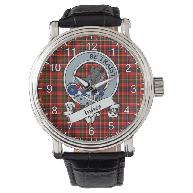 Montre Clan Innes Innes Innes Insigne Tartan Watch (devant)