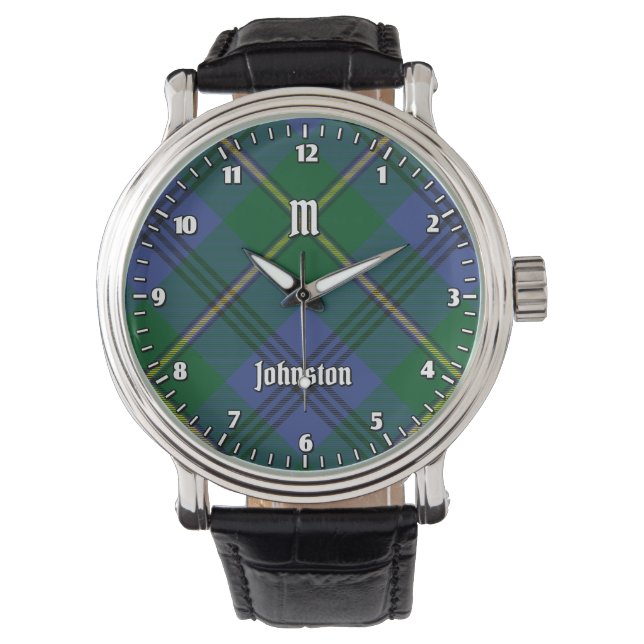 Montre Clan Johnston Tartan Watch (devant)