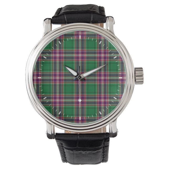 Montre Clan MacFarlane Chasse Tartan (devant)