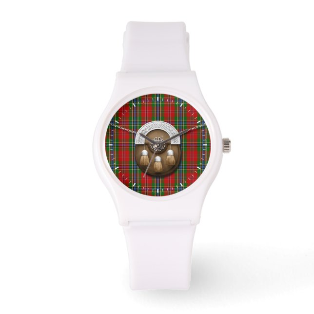 Montre Clan MacLean De Duart Tartan Et Sporran (Recto)