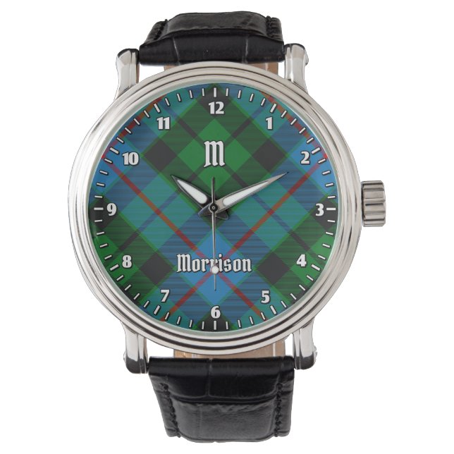 Montre Clan Morrison Chasse Tartan Watch (devant)