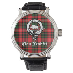 Montre Clan Nesbitt Crest Badge & Tartan Personnalisé