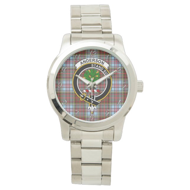 Montre Clan sans temps classique Anderson Ancien Tartan P (devant)
