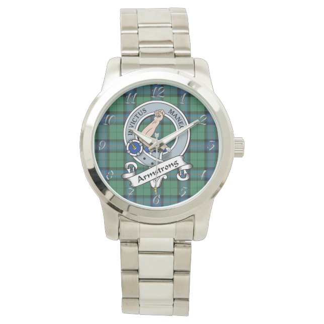 Montre Clan sans temps classique Armstrong Ancien Badge T (devant)