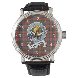 Montre Clan sans temps classique Cumul d'une plaque d'ins